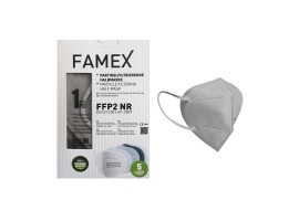 Famex Μάσκα Προστασίας FFP2 Particle Filtering Half NR Grey 10 τμχ