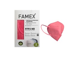 Famex Μάσκα Προστασίας FFP2 Particle Filtering Half NR Fuchia 10 τμχ