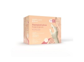 Χειρουργικά γάντια χωρίς πούδρα 8,8 grams No 7,0 Soft Care Bournas Medicals