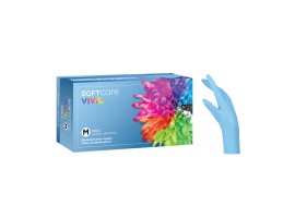 Γάντια Νιτριλίου Vivid Soft Touch Γαλάζιο 100Τεμ