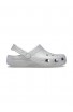 Crocs Classic Glitter Ανατομικό Σαμπό Silver 0IC