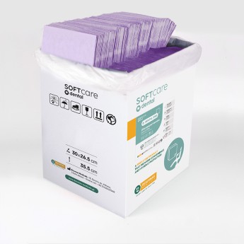 Οδοντιατρική πετσέτα Soft Care Standard 2ply - Μωβ