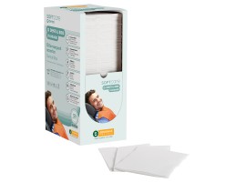 Οδοντιατρική πετσέτα Soft Care Standard 2ply με dispenser - Λευκή