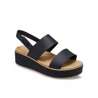 Crocs Brooklyn Matte Wrap Low Wedge